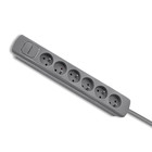 Qoltec Power strip | 6 sockets | 1.8m | Grey (12)