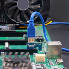Qoltec Riser PCi-E 1x - 16x | USB 3.0 | SATA/ PCI-E 6pin (6)