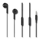 Qoltec In-ear headphones with microphone | Black (1)