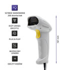 Qoltec Laser scanner 1D | USB | White (9)