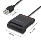 Qoltec Smart chip ID card scanner|USB 2.0|Plug&Play (6)