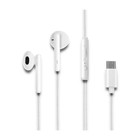 Qoltec In-ear headphones with microphone | White (1)