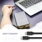 Qoltec Kabel USB 2.0 typ C męski | USB 2.0 typ C męski | 2.5m | Czarny (2)