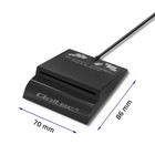 Qoltec Inteligentny czytnik chipowych kart ID SCR-0636 | USB typu C (3)