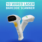 Qoltec Laser scanner 1D | USB | White (3)