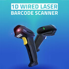 Qoltec Laser scanner 1D | USB | Black (5)