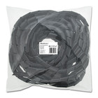 Qoltec Cable organizer 20mm | 10m | Black (4)