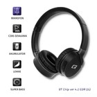 Qoltec Headphones wireless BT with microphone | Super Bass | Black (3)