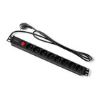 Qoltec Power strip for RACK cabinets | 1U | 16A | PDU | 8xFRENCH | 2m (3)