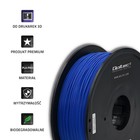 Qoltec Professional filament for 3D print | PLA PRO | 1 kg | 1.75 mm | Blue (4)