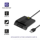 Qoltec Intelligent Smart ID chip card reader SCR-0634 | USB Type C (3)
