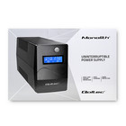Qoltec UPS - Monolith | 450VA | 240W | LCD | USB | RJ45 (12)