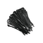 Qoltec Reusable Self-locking cable tie | 7.2*300 mm | Nylon UV | Black (5)