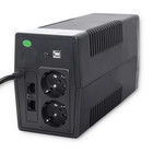 Qoltec UPS - Monolith | 450VA | 240W | LCD | USB | RJ45 (2)
