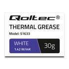 Qoltec Thermal grease 1.42 W/m-K | 30g | white (2)