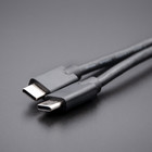 Qoltec Kabel USB 2.0 typ C męski | USB 2.0 typ C męski | 2.5m | Czarny (6)