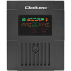 Qoltec Uninterruptible Power Supply | Monolith | 1200VA | 720W | LCD | USB (9)