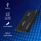 Qoltec External Hard Drive Case HDD/SSD 2.5'' SATA3 | USB 3.0 | Black (2)