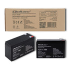 Qoltec AGM battery | 12V | 7Ah | max 105A (6)