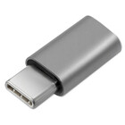 Qoltec Adapter USB 3.1 type C male | micro USB 2.0 B female (1)