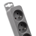 Qoltec Power strip | 4 sockets | 1.8m | White-grey (7)