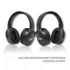 Qoltec Wireless Headphones with microphone Super Bass | Dynamic | BT | Black (9)