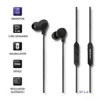 Qoltec In-ear headphones wireless BT with microphone | Black (2)