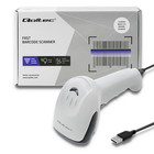 Qoltec Barcode reader 1D | CCD | USB | White (8)