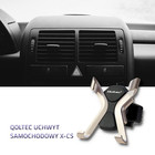 Qoltec Car holder X-CS | air vent | black-champagne (5)