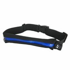 Qoltec Universal sports belt | single pocket | Black+blue (1)