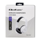 Qoltec Loud Wave wireless headphones with microphone | BT 5.0 JL| White (9)