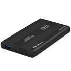 Qoltec External Hard Drive Case HDD/SSD 2.5'' SATA3 | USB 3.0 | Black (1)
