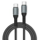 Qoltec USB 2.0 type C Cable | USB 2.0 type C 100W | QC 3.0 | PD | 1.5m | Black (8)