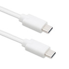 Qoltec USB 2.0 cable type C male | USB 2.0 type C male | 1.4m | White (3)