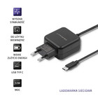 Qoltec Charger 12W | 5V | 2.4A | USB type C | Black (3)