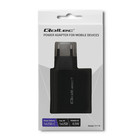 Qoltec Charger | 63W | 5-20V | 1.5-3A | USB type C PD | USB QC 3.0 | Black (2)