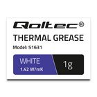 Qoltec Thermal grease 1.42 W/m-K | 1g | white (2)