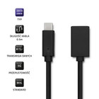 Qoltec Cable USB 3.1 type C male | USB 3.0 A female | 0.5m (3)