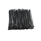 Qoltec Reusable Self-locking cable tie | 7.2*200 mm | Nylon UV | Black (6)