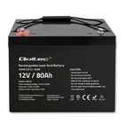 Qoltec AGM battery | 12V | 80Ah | 23.5kg (6)