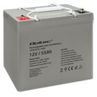 Qoltec AGM battery | 12V | 55Ah | max. 825A (1)