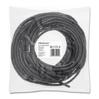 Qoltec Cable organizer 6mm | 10m | Black (4)