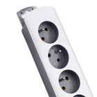 Qoltec Power strip | 5 sockets | 1.8m | White-grey (7)