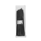 Qoltec Reusable Self-locking cable tie | 7.2*350 mm | Nylon UV | Black (1)