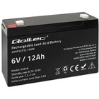 Qoltec AGM battery | 6V | 12Ah (1)
