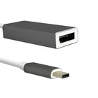 Qoltec Adapter USB 3.1 type C male | DisplayPort female | 0.2m (1)