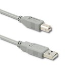Qoltec USB 2.0 cable A male | B male | 0.19m (1)