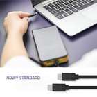 Qoltec Kabel USB 3.1 typ C męski | USB 3.1 typ C męski | 3m | Czarny (2)