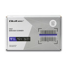 Qoltec Laser barcode reader 1D | USB | Black (17)