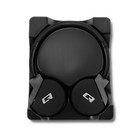 Qoltec Headphones wireless BT with microphone | Super Bass | Black (4)